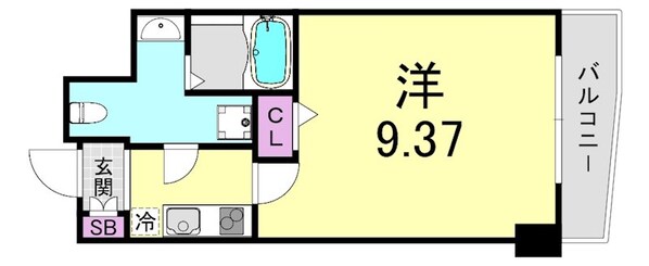 SERENiTE日本橋SUDの物件間取画像